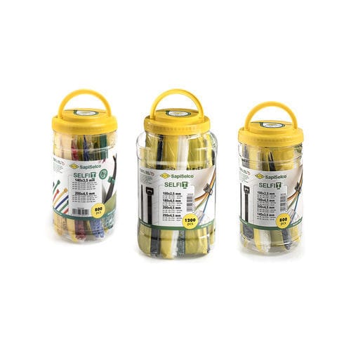 塑料桶 - Selfit  - SAPISELCO - 圆形 / 带把手 / 带盖