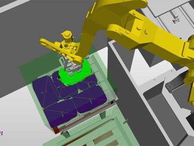 随机摆放零件视觉系统 - EYET+FLEX - IT-Robotics s.r.l. - 视觉引导 / 智能排序 / 装载