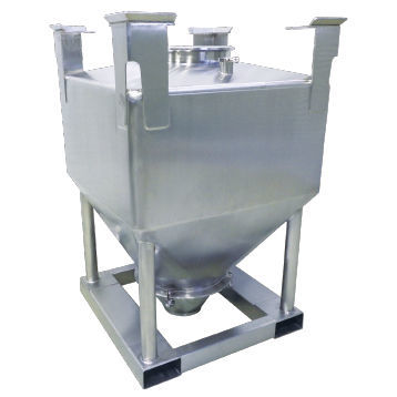 锥形底IBC集装桶 - CLC - TOYO HITEC CO., LTD - 不锈钢 / 聚乙烯 / 用于散料
