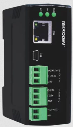 协议变换器 - MBS100-E1N-GC3-B0000 - Mikrodev - 以太网 / RS-485 / ModBUS RTU