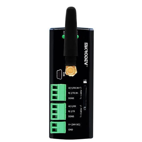 协议变换器 - MDC100-E0G-GC3-B0002 - Mikrodev - RS-485 / MODBUS / Modbus TCP