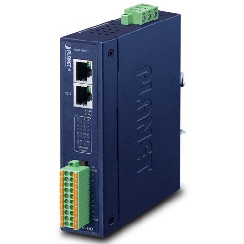 数字I/O模块 - IECS-1116-DO - PLANET Technology Corp. - EtherCAT / RJ45 / 16通道