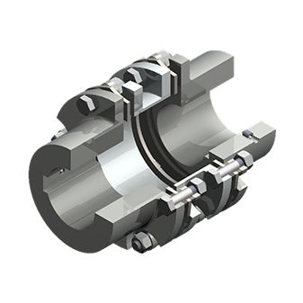 圆盘联轴器 - 314  - Maschinenfabrik Mönninghoff GmbH & Co. KG - 双 / 不锈钢 / 轴
