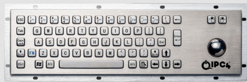 台式键盘 - IPC4-KBRD-TB-8602-EN - IPC4 - ICC Digital Industrial Technologies Bv - 机械按键 / 67键式 / 轨迹球