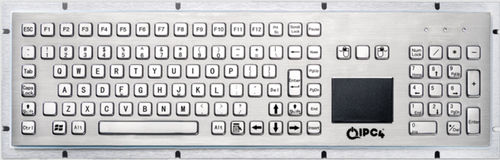 台式键盘 - IPC4-KBRD-TP-8605T-EN - IPC4 - ICC Digital Industrial Technologies Bv - 机械按键 / 103键 / 带触摸板