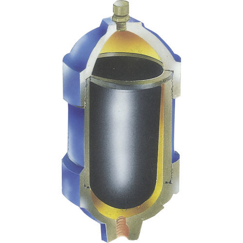 隔膜蓄能器 - AM - EPE Process Filters & Accumulators Pvt. Ltd. - 氮气氛围中 / 碳钢 / 液压气动式