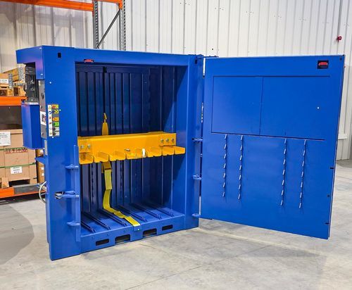 纸板箱打包压缩机 - LH500 - MACFAB BALERS - 废料 / 垂直 / 前开式