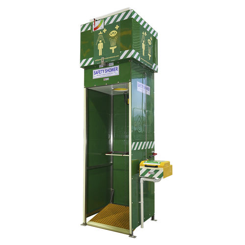 落地工业淋浴器 - TS350 - Aqua Safety Showers Internatioanl - 室内 / 用于危险区域 / 户外