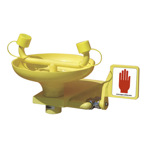 壁挂洗眼器 - EB1M - Aqua Safety Showers Internatioanl - 塑料 / 用于危险环境 / 室内