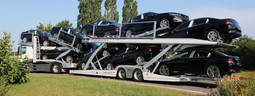 车辆拖车 - Eurolohr 200 - Lohr - 双车轴 / 牵引式 / 液压