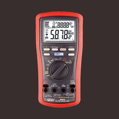 带绝缘测试仪万用表 - BM878 - BRYMEN - 6000计数数字 / 手持式 / 1000 V