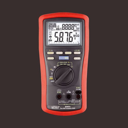 带绝缘测试仪万用表 - BM876 - BRYMEN - 6000计数数字 / 手持式 / 1000 V