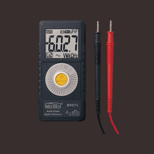 袖珍型万用表 - BM27s - BRYMEN - 6000计数数字 / 300 V / 2 A