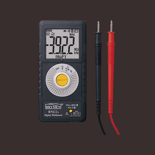 袖珍型万用表 - BM22s - BRYMEN - 6000计数数字 / 300 V / 600 V