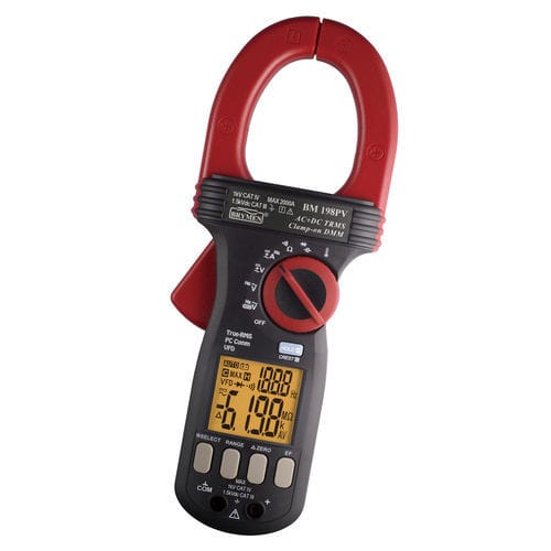 6000计数数字钳形万用表 - BM198PV - BRYMEN - 手持式 / 1000 V / 1500 V