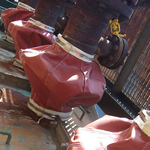 圆形波纹管 - TecHeat&reg; - Porteret Beaulieu Industrie (PBI) - 涂层帆布 / 定制 / 耐热