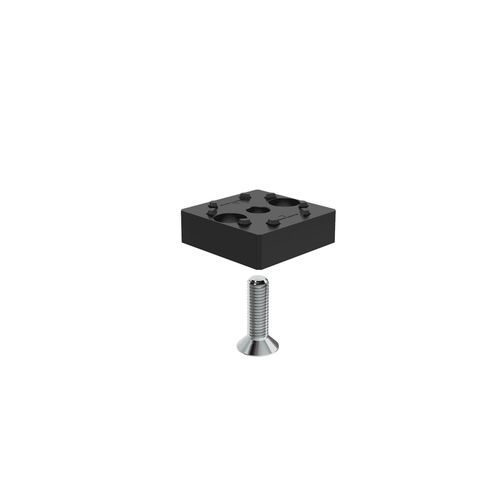 铝制型材固定件 - FAS5059 - Robotunits GmbH - 电镀钢 / 直角 / 套件