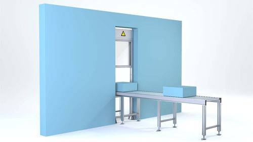 输送机升降尾板 - Robotunits GmbH - 栅栏大门 / 半自动