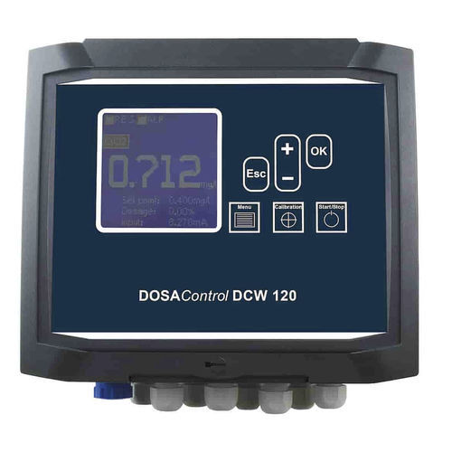 带显示器控制设备 - DCW 120 - DOSATRONIC GmbH - 调节 / 电导率 / 紧凑型