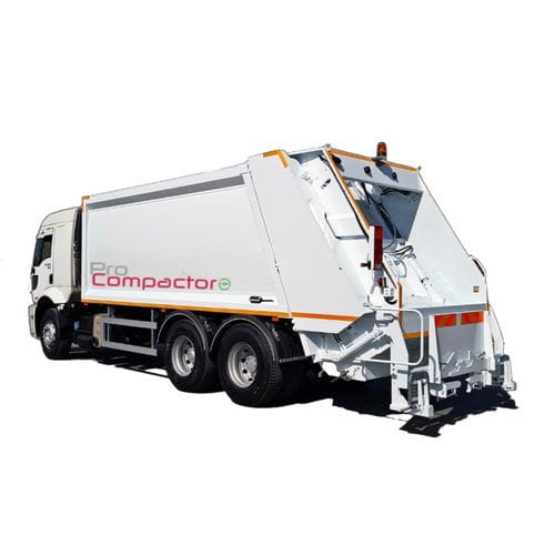 从后部装载生活垃圾收集车 - Procompactor Waste Management Equipment - 混合动力 / 带吊车