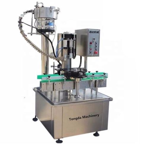 连续运动式封盖机 - DZ-T - TONGDA PACKAGING MACHINERY CO.,  LTD. - 自动 / 瓶子 / 用于酿酒业