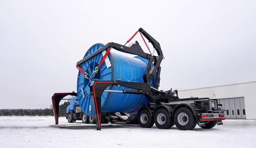电缆盘提升设备 - Hammar - 液压 / 运输 / 线圈