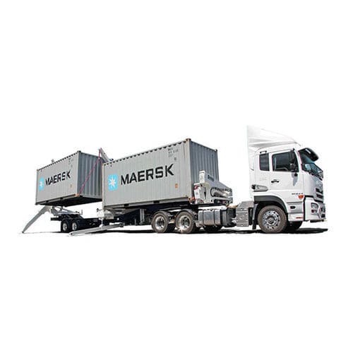 伸缩半挂车 - 130 series - Hammar - 集装箱运输 / 3车轴 / 牵引式