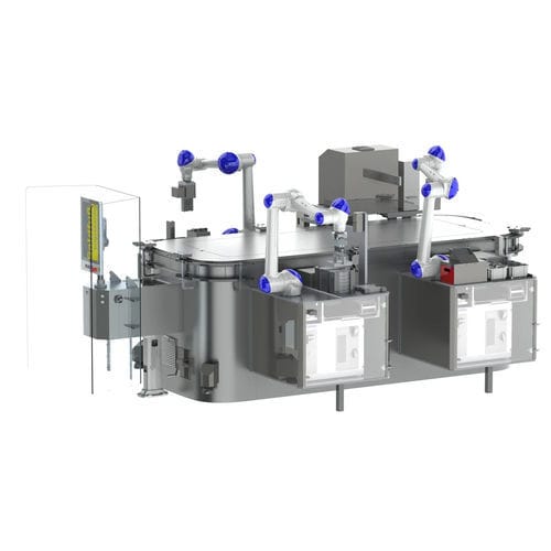 带协作机器人机器人加工单元 - Goldfuss engineering GmbH - 包装 / 送料 / 用于制药业