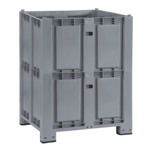 HDPE货盘箱 - 1100 1300 PLUS series - Interbox S.A. - PP / 食品级 / 带有折叠栏板