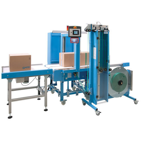 自动打包机 - US-2000 TR-AST-BM-J - ATS-Tanner GmbH Banderoliersysteme - 触摸屏 / 移动式 / 带传送带