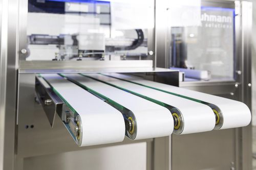 柔性输送带 - SERVOFEED PF900 - Buhmann Systeme GmbH - 模块化 / 硬纸板 / 海贝壳