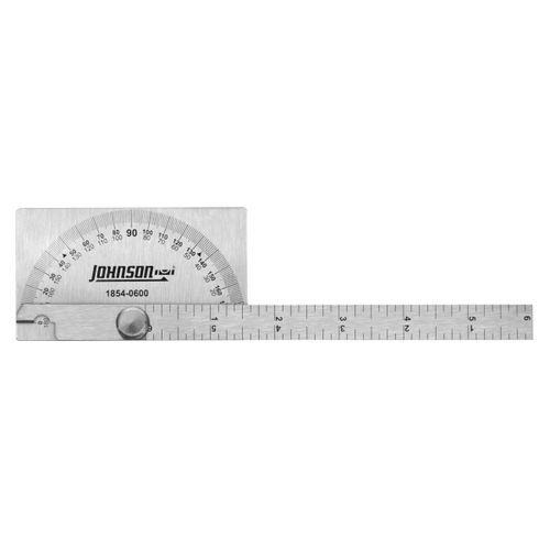 不锈钢分度规 - 1854-0600 - Johnson Level - 带测量尺 / 检查角度