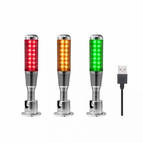LED式多层警示灯 - OBS-USB-01 - Otennlux Lighting Technology Co.,Ltd - 3色 / 带蜂鸣器 / PC控制