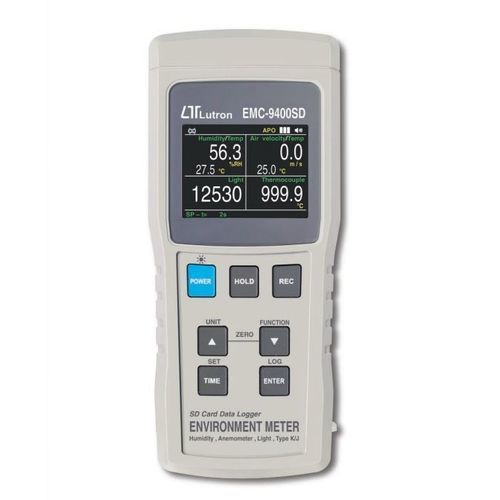 温度测量仪器 - EMC-9400SD - Lutron - 相对湿度 / 功率 / 光线强度