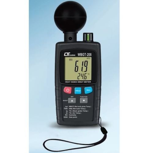 数字干湿计 - WBGT-208 - Lutron - 手持式 / 温度 / 湿度
