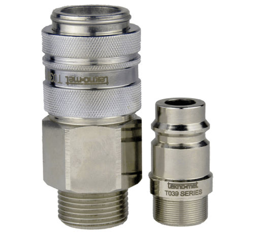 液压接头 - T039 series - TEKNO-MET BAĞLANTI ELEMANLARI SAN. ve TİC. LTD. ŞTİ - 气动 / 快速 / 黄铜