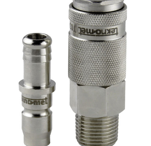 气动接头 - T033 series - TEKNO-MET BAĞLANTI ELEMANLARI SAN. ve TİC. LTD. ŞTİ - 螺纹 / 快速 / EPDM
