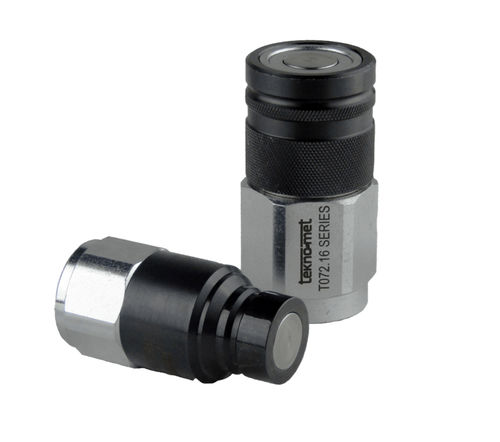 液压接头 - T072 series - TEKNO-MET BAĞLANTI ELEMANLARI SAN. ve TİC. LTD. ŞTİ - 快速 / ISO / 不锈钢