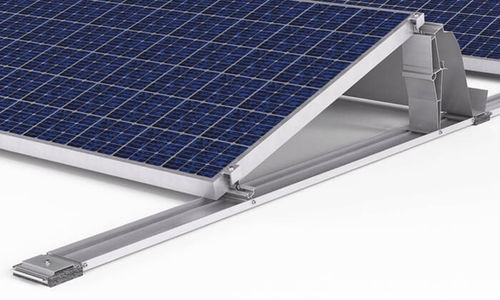 屋顶露台光伏安装系统 - FS series - Renusol Europe GmbH - 垂直安装 / 铝制 / 自承重