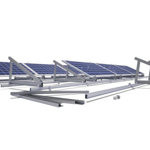 屋顶露台光伏安装系统 - TS+ - Renusol Europe GmbH - 垂直安装 / 铝制 / 自承重