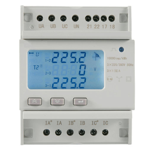 三相电能表 - KET-PMT-218 - Kerberos Srl - DIN导轨 / RS-485 / MODBUS