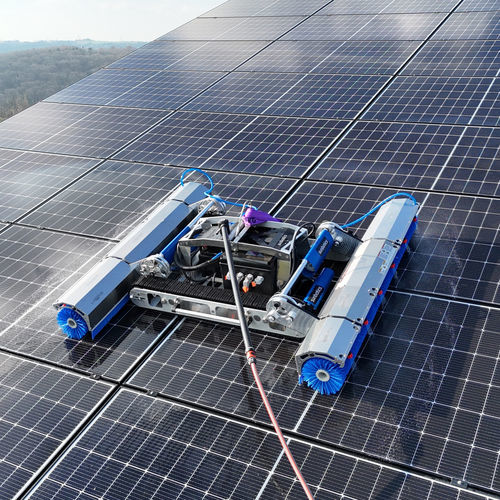 太阳能电池板清洁机器人 - SunBrush mobil GmbH - 干洗 / 湿式清洁 / 高压