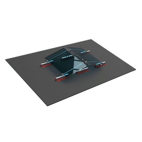 屋顶露台光伏安装系统 - ROOF-SOLAR TILTED BITUMEN - Dome Solar - 垂直安装 / 铝制 / 不锈钢
