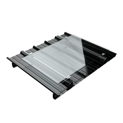 屋顶露台光伏安装系统 - HELIOS B² - Dome Solar - 垂直安装 / 铝制 / 不锈钢