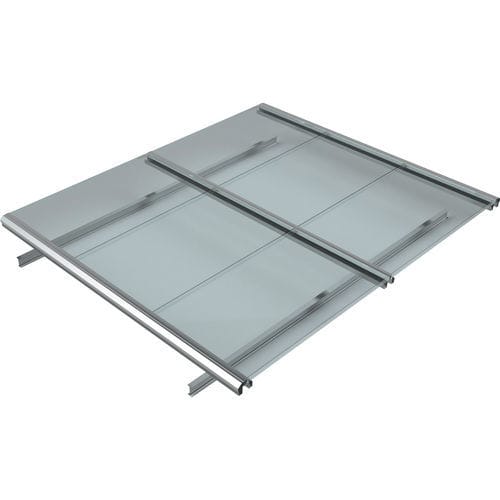 屋顶露台光伏安装系统 - HELIOS RC3 - Dome Solar - 垂直安装 / 铝制 / 不锈钢