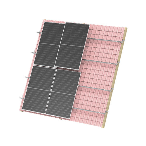 瓦片屋顶光伏安装系统 - TILE ROOF - Xiamen Hopergy Photovoltaic Technology Co., Ltd. - 垂直安装