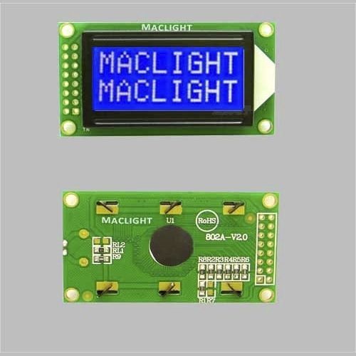 LCD STN显示模块 - MLC802Y-1 - Maclight Display Co., Limited - 单色 / 双行 / 8位MPU
