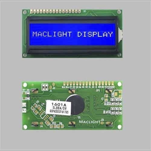 LCD STN显示模块 - MLC161Y-1 - Maclight Display Co., Limited - 单色 / 单行 / 8位MPU