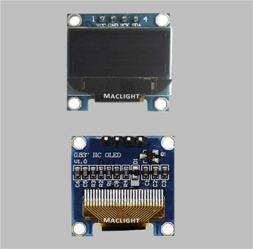 0.83"显示模块 - MLD083-9639D - Maclight Display Co., Limited - OLED / 单色 / 39x96