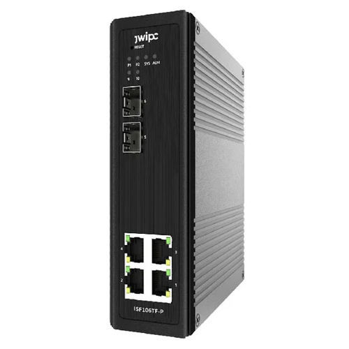 非管理型以太网交换机 - ISF106TF-P - JWIPC TECHNOLOGY CO., LTD. - 6 端口式 / DIN导轨 / 标准